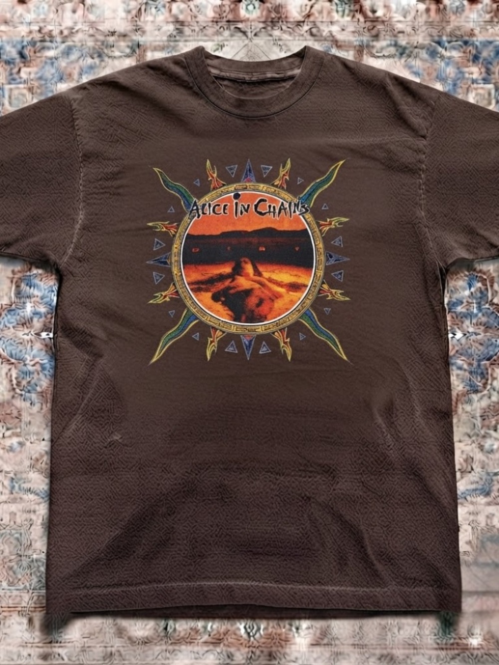 Alice In Chains Dirt Album Art Grunge Rock Band Vintage Graphic T-Shirt